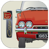 Ford Consul Capri 116E 1500GT 1962-64 Coaster 7